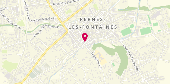 Plan de La Pause Pizza, 43 Pl. Du Portail 9, 84210 Pernes-les-Fontaines