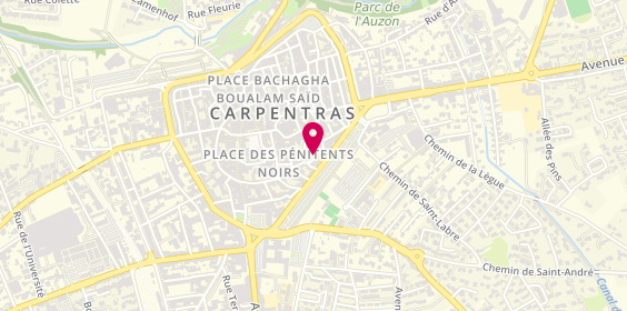 Plan de Chez Serge, 90 Rue Cottier, 84200 Carpentras