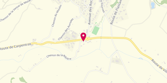 Plan de La Bergerie du Ventoux, 31 Route Carpentras, 84570 Mormoiron