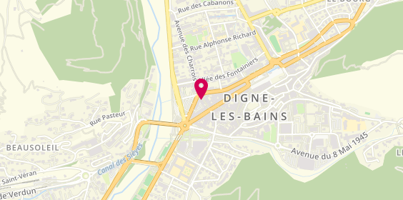 Plan de Le Flamingo, 10 Rue Beau de Rochas, 04000 Digne-les-Bains