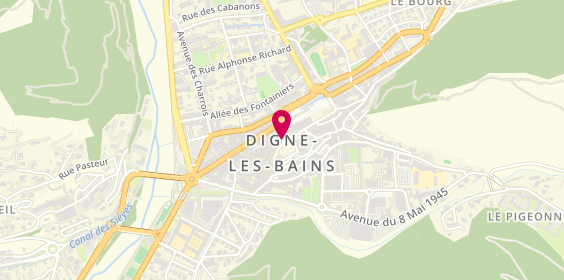 Plan de Pizza Del Marco, 38 Rue de l'Hubac, 04000 Digne-les-Bains