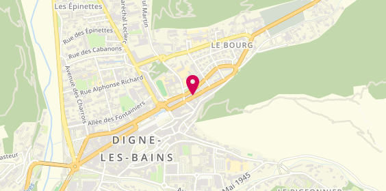 Plan de Le Point Chaud, 95 Boulevard Gassendi, 04000 Digne-les-Bains