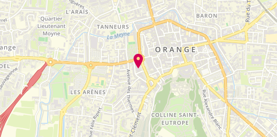 Plan de Restaurant l'Alizé, 15 Cr Aristide Briand, 84100 Orange