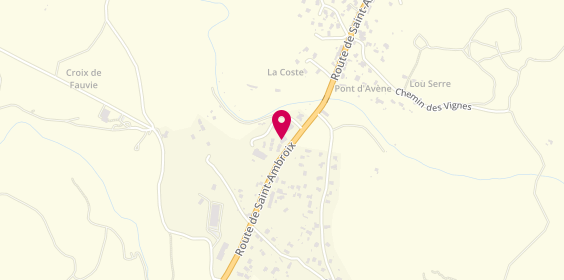 Plan de Pizza Family, 228 Route de Saint-Ambroix, 30340 Rousson