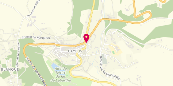 Plan de Mario Pizza, 16 Route de Villefranche, 82160 Caylus