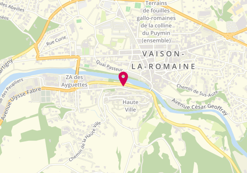 Plan de Pizzeria du Vieux Vaison, 7 Place Poids, 84110 Vaison-la-Romaine