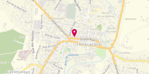 Plan de Le Pizzatier, 7 place Gambetta, 47700 Casteljaloux
