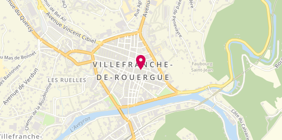 Plan de La Gabelle, 10 Rue Belle Isle, 12200 Villefranche-de-Rouergue