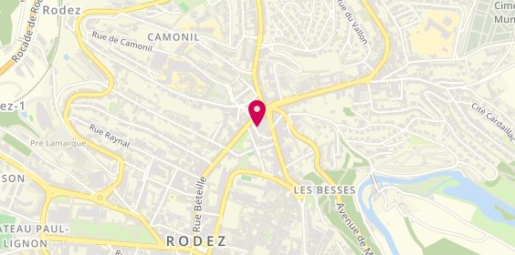 Plan de Pizza Saint Cyrice, 1 Rue Del Barry, 12000 Rodez