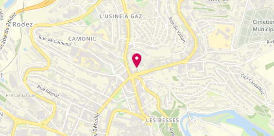 Plan de Pizza du Faubourg, 5 Place du Sacre Coeur, 12000 Rodez