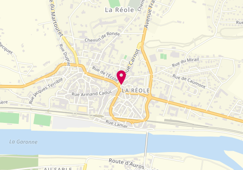 Plan de La Strada, 5 place de la Libération, 33190 La Réole