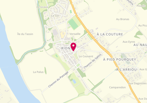 Plan de Le Petit Lhyan, 1 Rue du Lhyan, 33410 Rions