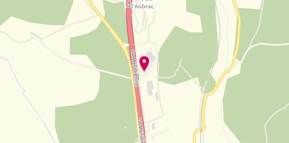 Plan de Gang Of Pizza, 9 Route Auchan Supermarché Aumont, 48130 Peyre-en-Aubrac