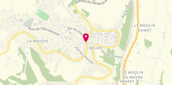 Plan de Le Parfum des Mets, 12 avenue du Lieutenant Giffault, 24170 Pays-de-Belvès