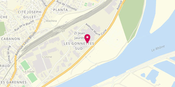 Plan de Kiosque à Pizzas, Zone Industrielle 
Parking Intermarché
Quai Jean Jaurès, 07800 La Voulte-Sur-Rhône, France