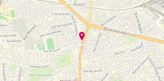 Plan de Pizza Hut, 43 Route de Toulouse, 33000 Bordeaux