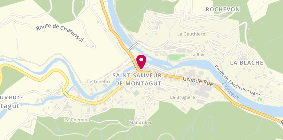 Plan de La Grupi, 1 Grande Rue, 07190 Saint-Sauveur-de-Montagut
