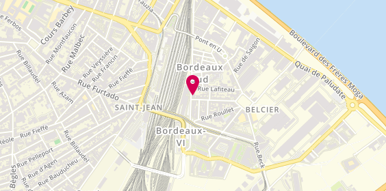 Plan de Pizza Gulia, 110 Rue des Terres de Borde, 33800 Bordeaux