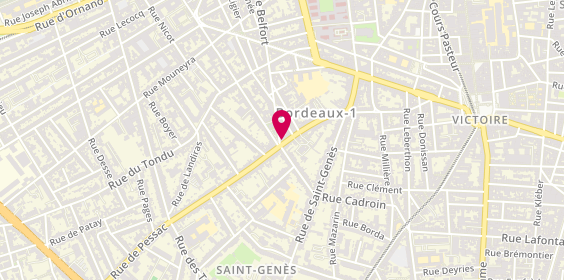 Plan de Burdiga Pizza, 63 Rue de Pessac, 33000 Bordeaux