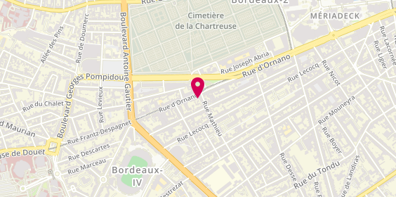 Plan de Pizza Vitti, 236 Rue d'Ornano, 33000 Bordeaux