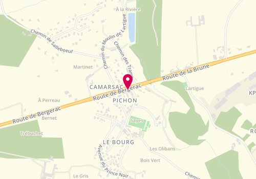 Plan de Tomates et Basilic Pizza, 8 Route de Bergerac, 33750 Camarsac