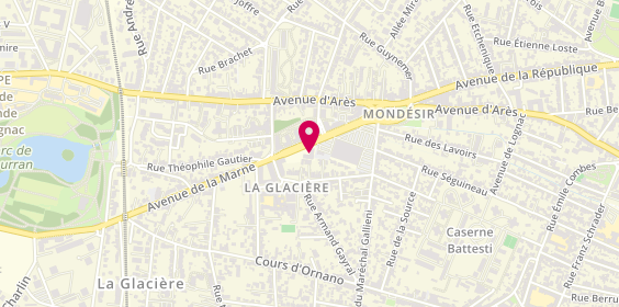 Plan de Crousty'pizz, 26 avenue de la Marne, 33700 Mérignac