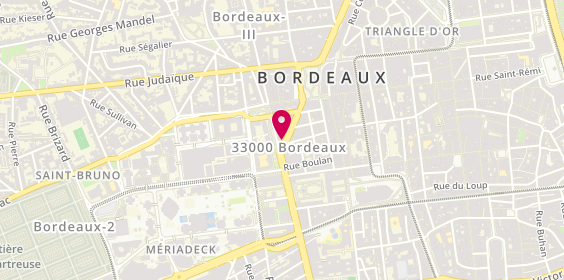 Plan de Pizza Hut, 33 Rue du Dr Charles Nancel Penard, 33000 Bordeaux