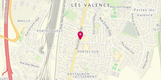 Plan de La Petite Napoli, 109 Rue Jean Jaurès, 26800 Portes-lès-Valence