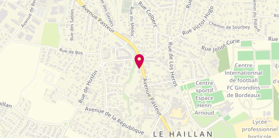 Plan de Pizza Poms le Haillan, 234 avenue Pasteur, 33185 Le Haillan