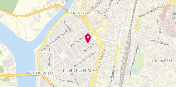 Plan de French Coffee Shop, 76 Rue Gambetta, 33500 Libourne