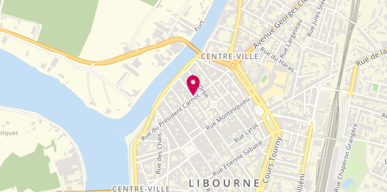 Plan de Pointu Pizza, 67 Rue du President Carnot, 33500 Libourne