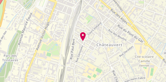 Plan de Chez Christian PINO, 4 Rue Jean-Joseph Génissieu, 26000 Valence