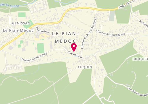 Plan de Le Pian Pizza, 535 Rue Pasteur, 33290 Le Pian-Médoc