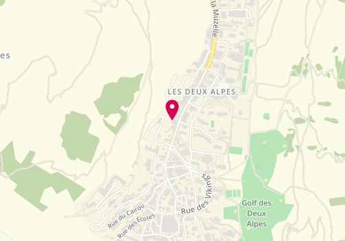 Plan de Le Qg, 87 avenue de la Muzelle, 38860 Les Deux Alpes