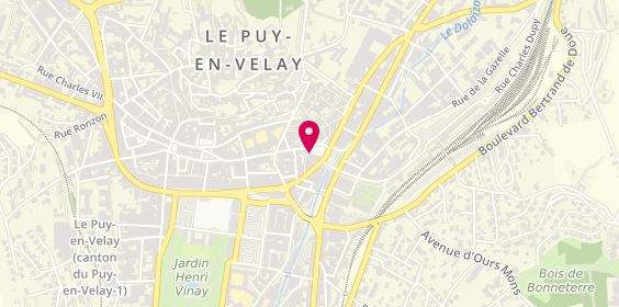 Plan de Restaurant la Pizza, Le
4 place Cadelade, 43000 Le Puy-en-Velay