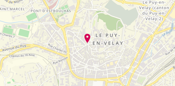 Plan de Aline et H, 13 Rue des Tables, 43000 Le Puy-en-Velay
