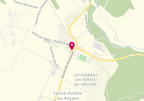 Plan de Pascal Pizza, 50 Route de Provence, 26190 Sainte-Eulalie-en-Royans