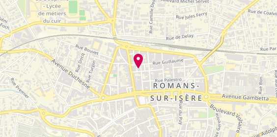 Plan de Pizza Marcel, 33 avenue Pierre Semard, 26100 Romans-sur-Isère