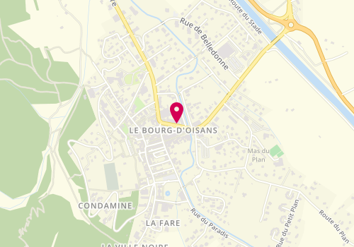 Plan de L'Origan, 67 avenue dr Louis Fauré Avenue Du, 38520 Le Bourg-d'Oisans