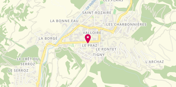 Plan de Le P'tit Galibier PIZZA, 302 avenue de la Vall. d'Or, 73450 Valloire