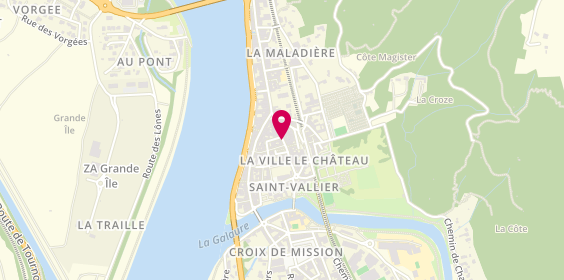 Plan de Délices Pizzas, 21 Rue de Verdun, 26240 Saint-Vallier