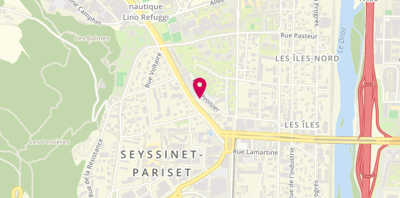 Plan de Sushi'k Pizza, 29 Boulevard des Frères Desaire, 38170 Seyssinet-Pariset