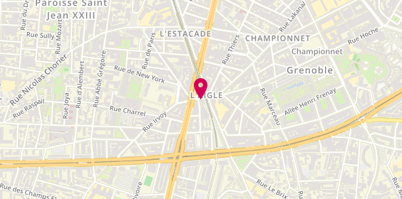 Plan de Minute Pizza, 47 Rue de Turenne, 38000 Grenoble