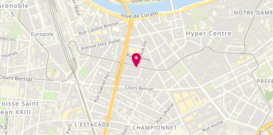 Plan de Le Touquet - Brasserie, 21 avenue Alsace Lorraine, 38000 Grenoble
