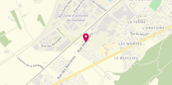 Plan de Chez Bruccio, 5 Rue des Sports, 38420 Domène