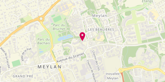 Plan de Chez Enzo, 10 Place des Tuileaux, 38240 Meylan