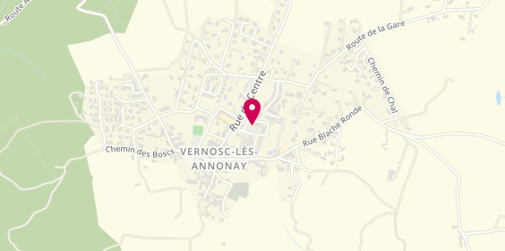 Plan de La Tour de Pizz 07, 67 place de la Poste, 07430 Vernosc-lès-Annonay
