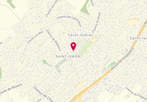 Plan de La Farandole des Pizzas, 65 chemin du Rozat, 38330 Saint-Ismier