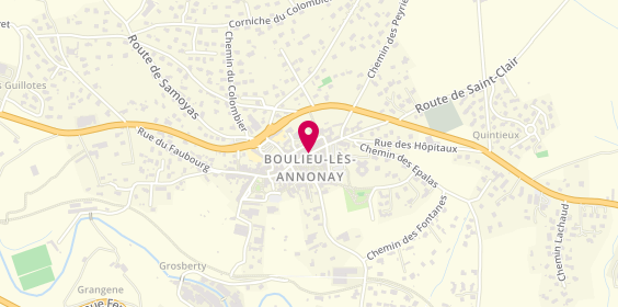 Plan de Boulieu Pizz, 7 Rue Charles de Gaulle, 07100 Boulieu-lès-Annonay