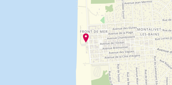 Plan de Café des Dunes, 29 Boulevard du Front de Mer, 33930 Vendays-Montalivet